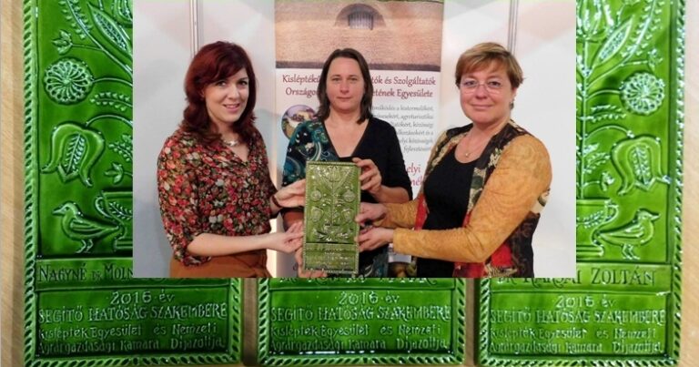 3. alkalommal adtuk át az ÉV SEGÍTő HATÓSÁGI SZAKEMBERE elismerő díjat