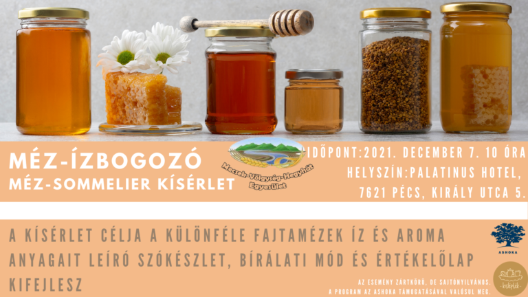 Méz – ízbogozó – Méz-sommelier kísérlet