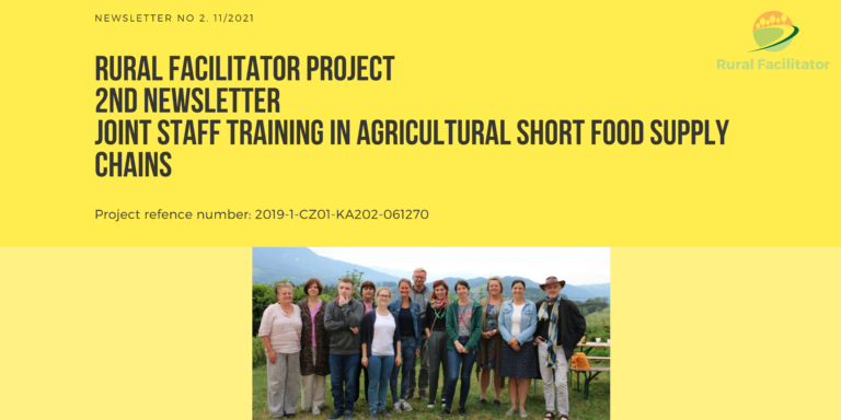 2nd newsletter of the Rural Facilitator Erasmus+ project!