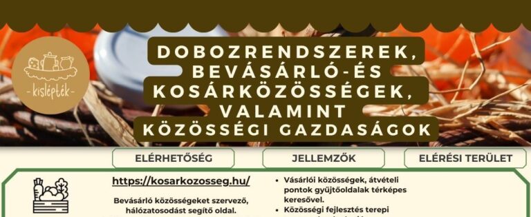 BEVÁSÁRLÓ ÉS KOSÁRKÖZÖSSÉGEK GYŰJTEMÉNYE – FRISSÍTVE 2022-ben