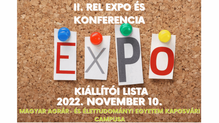 II. REL Expo és Konferencia – Kiállítók