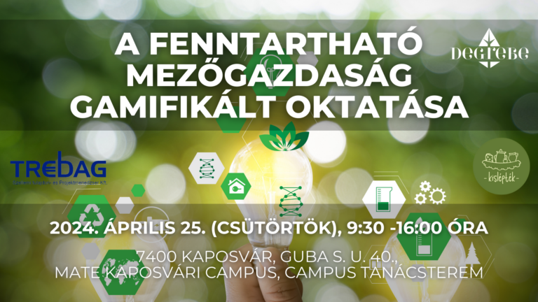 A fenntartható mezőgazdaság gamifikált oktatása