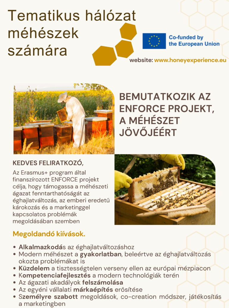 Aktívan a méhészetben – ENFORCE I. hírlevél