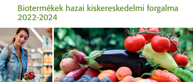 Hiánypótló kutatási kiadvány! „Biotermékek hazai kiskereskedelmi forgalma 2022–2024”